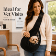 thumbnail image 7 of Pet Carrier for Small Dogs and Cats Pet Sling Carrier Adjustable Strap, Comfortable Sling Design for Dog Travel Bag and Puppy Carrier Black, 7 of 7