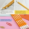 thumbnail image 2 of BAZIC Pencil #2 HB Pencils, Latex Free Eraser, Premium Wood Yellow Pencils (20/Pack), 24-Packs, 2 of 7