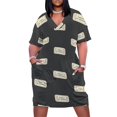 thumbnail image 2 of Comedia de Errors William Shakespeare Ticket de teatro vestido suelto con bolsillos vestido de fiesta de lujo para mujer vestido de noche de lujo para mujer, 2 of 7
