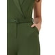thumbnail image 5 of MONO REFINADO para Mujer Escote en V Cintura Alta Sin Mangas Pantalones Largos Color Verde Militar, 5 of 5