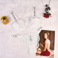 thumbnail image 4 of Rhinestone Conjunto De Lencería Rosa Cómodo Push-up Sujetador Bragas 2 Piezas Sexy Panty Setpangjing, 4 of 4