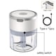 thumbnail image 5 of Picadora de Ajo Eléctrica de 250ML | Procesador Portátil Inalámbrico, Picadora de Verduras Recargable para Nueces, Chile, Cebolla, Carne Picada y Especias, Libre de BPA, Carga USB, 1200 RPM, 5 of 13