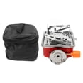 thumbnail image 1 of Portable Outdoor Picnic Gas , Mini Square Camping Stove 2800W High Temperature Resistant Metal Wind Proof Rust Proof  For Hiking, 1 of 8