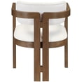 thumbnail image 4 of Bowery Hill Contemporary Cream Vegan Leather and Linen Textured DC (Set of 2), 4 of 12