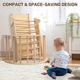 thumbnail image 5 of Toddler Climbing Set Montessori Activity Kid Slide Playset Pikler Triangle Outdoor Indoor Playground, 5 of 9