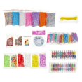 thumbnail image 1 of Kit de Suministros para Juguetes, Bolas de Espuma con Purpurina, de Pecera, Conchas, Abalorios de Juguete, Rebanadas de Frutas, Juguetes Juego de 82 piezas. Macarena Equipo para hacer limo, 1 of 8