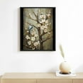 thumbnail image 2 of Nawypu  Graceful Birds on Plum Blossom Trees Canvas Wall Art - Giclee Floral Prints for Living Room &amp; Bedroom Decor - Large Vertical Artwork, 2 of 4