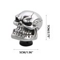 thumbnail image 2 of Wadada Skull Shifter Knob, Gear Shift Stick Handle, Transmissions Shifting Lever, Universal Skull Head Gear Shift Knobs Car Interior Accessories Fit Most Manual Automatic Car Truck, 2 of 5