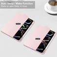 thumbnail image 3 of Allytechgroup Folio Stand Case for iPad Pro 13 inch M4 (2024) with Clear Transparent Back & Soft TPU Shockproof Frame Cover [Pencil Holder] [Auto Sleep/Wake] Smart Lightweight Trifold Shell, Rosegold, 3 of 10