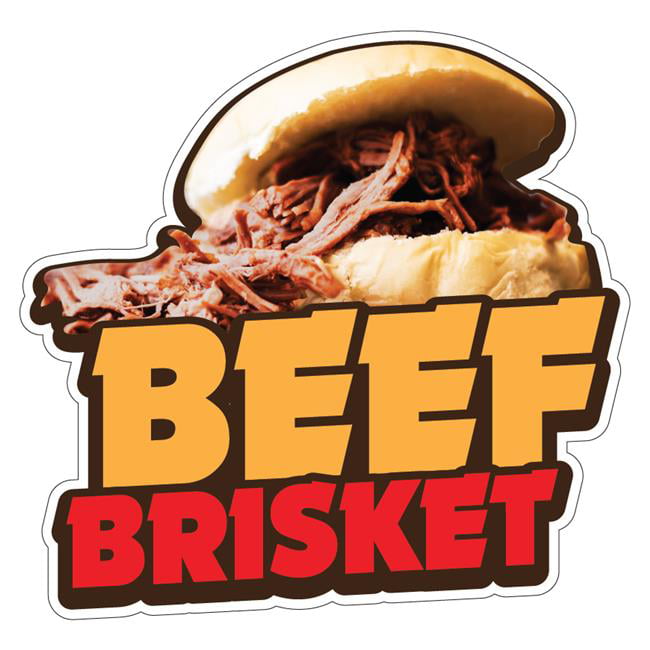 Brisket Sandwich DECAL BBQ Food Truck Concession Sticker CHOOSE YOUR SIZE 