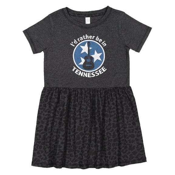 Inktastic I'd Rather Be in Tennessee Girls Toddler Dress