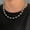 Silver, variant on 7"-40" Fashion Stainless Steel Round Ball Chain Men Necklace Bracelet 8/10/12mm-Gold-12mm-24 inch necklace