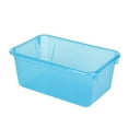 thumbnail image 2 of Storex Small Cubby Bin, Tint Teal, 5-Pack, 2 of 4
