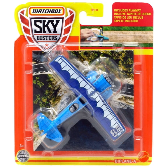 Matchbox Sky Busters Biplane-A Diecast Vehicle