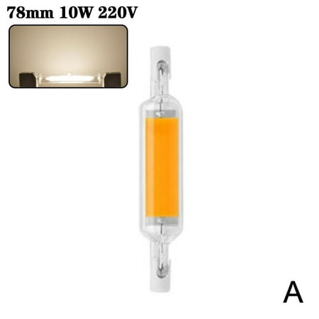 

High Power LED R7s COB Glass Tube 118mm J118 78mm J78 Light 220V Lamp Bulb I7T4