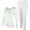 Upgrade White, variant on MANIFIQUE Thermal Underwear Set for Women Ultra Thin Long Johns Scoop Neck Base Layer Top & Bottom Set