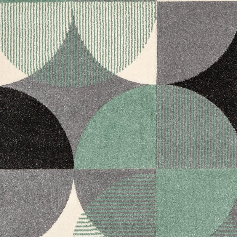 Well Woven Astrid Geometric Area Rug, 5.25' x 7.25', Dramatic High-Low Pattern, Easily Matchable Color Palette, Wood Floor Safe Backing