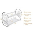 thumbnail image 2 of Wulawindy Multifunctional S-shaped Dual Layers Bowls & Dishes & Chopsticks & Spoons Collection Shelf Dish Drainer, 2 of 7