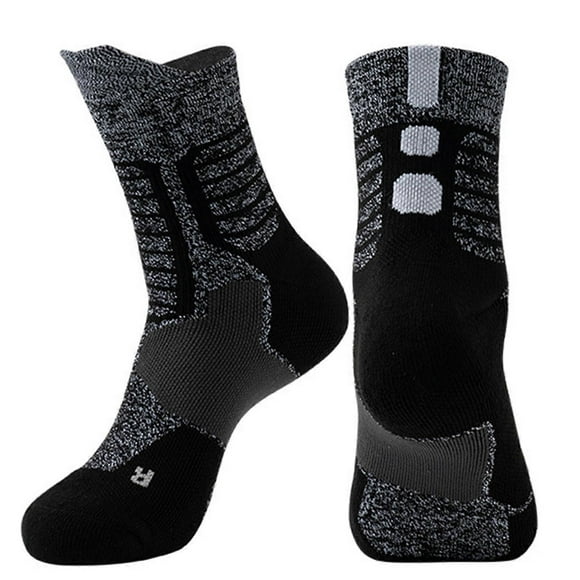 Men's Athletic Socks Cushioned Crew Moisture Control Comfort for Hiking Running