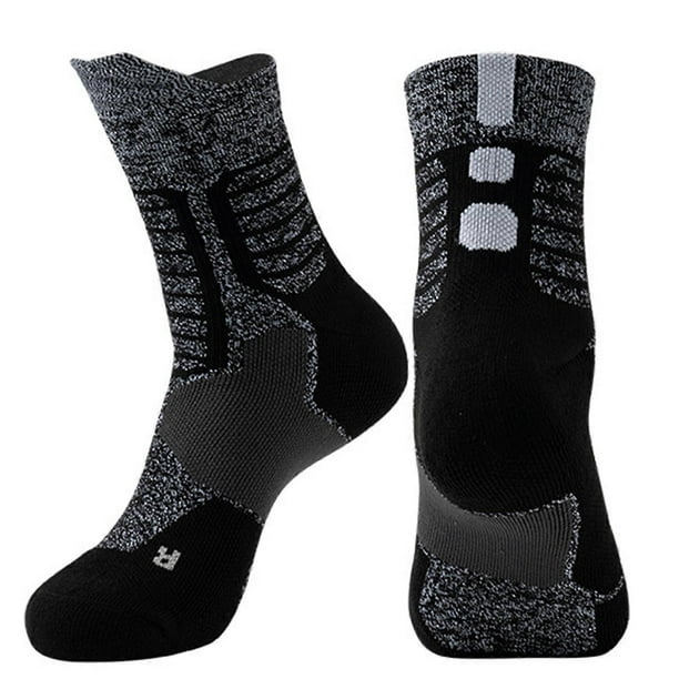 Men's Athletic Socks Cushioned Crew Moisture Control Comfort for Hiking Running