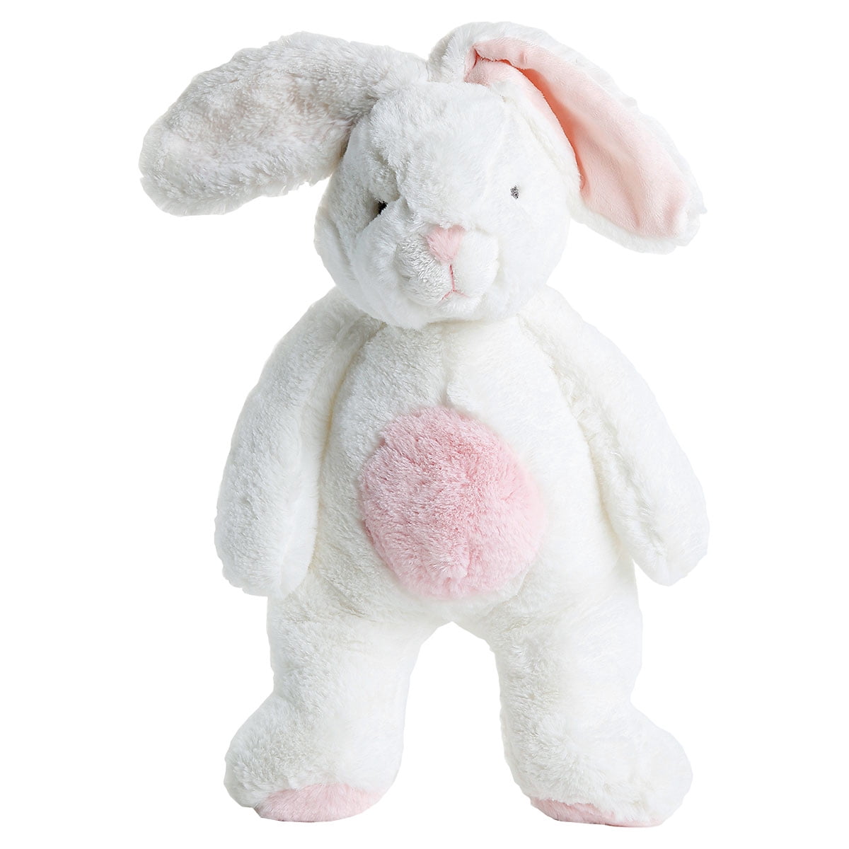 Lillian Vernon Quizzies Bun Bun Easter Bunny Plush Pink - 9" x 6" x 15", Kids Stuffed Animal, Festive, Spring