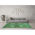 thumbnail image 3 of Ahgly Company Indoor Square Abstract Turquoise Blue Modern Area Rugs, 8' Square, 3 of 4