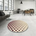 thumbnail image 4 of Ahgly Company Machine Washable Indoor Square Transitional Vanilla Gold Area Rugs, 4' Square, 4 of 7