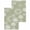 Green, variant on Geometric Black Kitchen Dish Towels for Drying Dishes Set of 4, Abstract Goldeb White Boho Circle Dot Waffle Weave Microfiber Hand Tea Bathroom Towels Quick Dry & Absorbent Towel 12x12