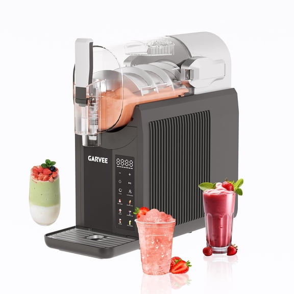 No-Ice Commercial Slush Machine 68oz/2L Frozen Drink Maker with 6 Presets, LED Display, Auto Clean for Cocktails Frappes Smoothies Milkshakes