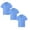 Blue#03, variant on Grblisyd Polo Shirt for Boys Girls 3 Pack School Uniform Athletic Quick Dry Shirt Casual Soft Comfortable Top Everyday Wear