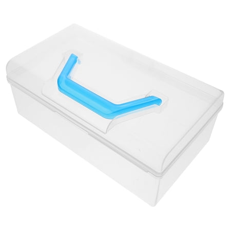 PAMINGONO Plastic Mahjong Storage Case Portable Mahjong Tile Holder with Interior Padding