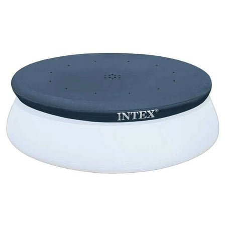 Intex 10 Foot Easy Set Above Ground Swimming Pool Debris Vinyl Round Cover (The Best Above Ground Pool Cover)