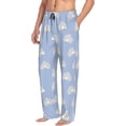 thumbnail image 6 of Naloa Cute Poodle Dog Pajama Pants Men, PJ Bottoms, Sleep & Lounge Pants-Small, 6 of 6