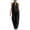 Z66 Black, variant on Jean Two Piece Set for Women Halter V Neck Sleeveless Tops and High Waisted Wide Leg Denim Pants Casual Lounge Boho Beach Vacation Matching Outfits White,XXL