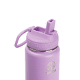 thumbnail image 2 of Takeya Actives Stainless Steel Water Bottle w/Straw lid, 24oz Lilac, 2 of 3