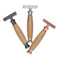 thumbnail image 2 of DSR16 Manual Shaver Double-edged Metal Safety Razor Traditional Men's Double-edge Shaving Beard Razor, 2 of 8