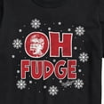 thumbnail image 3 of A Christmas Story - Oh Fudge Snowflakes - Men's Short Sleeve Graphic T-Shirt, 3 of 5