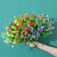 thumbnail image 4 of 8*Simulation Flowers Clearance! Nomeni 8Pc Artificial Flower Simulation Flower Outdoor Flower Home Decoration Plastic Green Bush, Fake Flowers Promotion Sale!, 4 of 6
