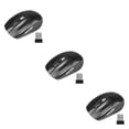 thumbnail image 2 of jesticaly Computer 2.4Ghz Wireless Optical Mouse Quick Speed Low Latency 6 Buttons Plastic Gaming Mice Desktop PC Portable Black 3Set, 2 of 6