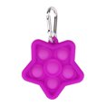 thumbnail image 1 of Carambola Five Pointed Star Push Bubble Autismo Alivio del estrés Juguete (rosa) Ehuebsd libre de BPA, 1 of 8
