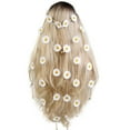 thumbnail image 7 of LinYooLi 2 Packs Daisy Flower Crown Headbands For Women Baby Girl, Sunflower Hippie Hair Accessories Fall Floral Crowns Hair Bands Handmade Bridal Headpiece Photo Props Party Vacation (White), 7 of 7