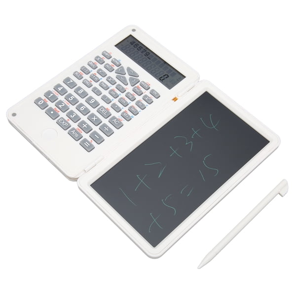 Calculadora de Bolsillo de 6 Pulgadas con Bloc de Notas Calculadora Científica de 10 Dígitos Calculadora de Oficina Portátil Diseño Silencioso Pantalla LCD Azul Mate