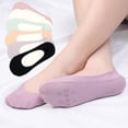 thumbnail image 6 of Women Invisible Socks Breathable Summer Ice Silk Ankle Socks Antiskid Silicone Dot Seamless Cuttable Boat Socks for Girls Ladies, 6 of 6