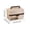 A, variant on Space-Efficient Folding Layout, 3 Layer Multi-Purpose Portable Storage Box, Secure Combination Lock Case with Handle, Large Capacity Organizer for Art Supplies