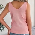 thumbnail image 6 of Mittory Women's Sexy V Neck Sweater Vest Sleeveless Vacation Tank Tops Knitted Casual Solid Cami Tee Shirts, 6 of 6