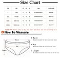thumbnail image 2 of Bigersell Womens Briefs Clearance High Waisted Underwear G-Strings Panty Style P-1208 Nylon Period Panties Thong Bikini Sets Ladies Briefs Mid Waist Women's Bikini Panties Red-A 4Xl, 2 of 4