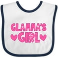 thumbnail image 3 of Inktastic Glamma's Girl Girls Baby Bib, 3 of 4