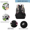thumbnail image 4 of FORMRS Unisex School Backpack 17" Student Travel Bag with Laptop Compartment, Abstract Geometric, 4 of 7
