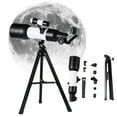 thumbnail image 1 of Telescopio astronómico para adultos, telescopio refractor, telescopio astronómico múltiple grande, teleoperación tiburón, 1 of 9