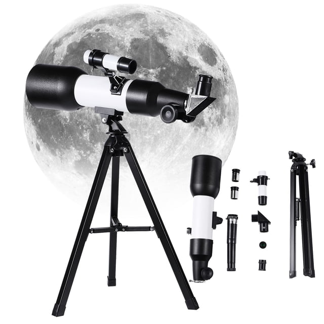 Telescopio astronómico para adultos, telescopio refractor, telescopio astronómico múltiple grande, teleoperación tiburón